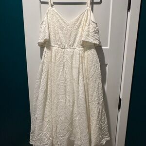 Torrid Cream Lace Dress